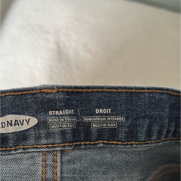 Old Navy Straight Leg Blue Jeans - Picture 6 of 7